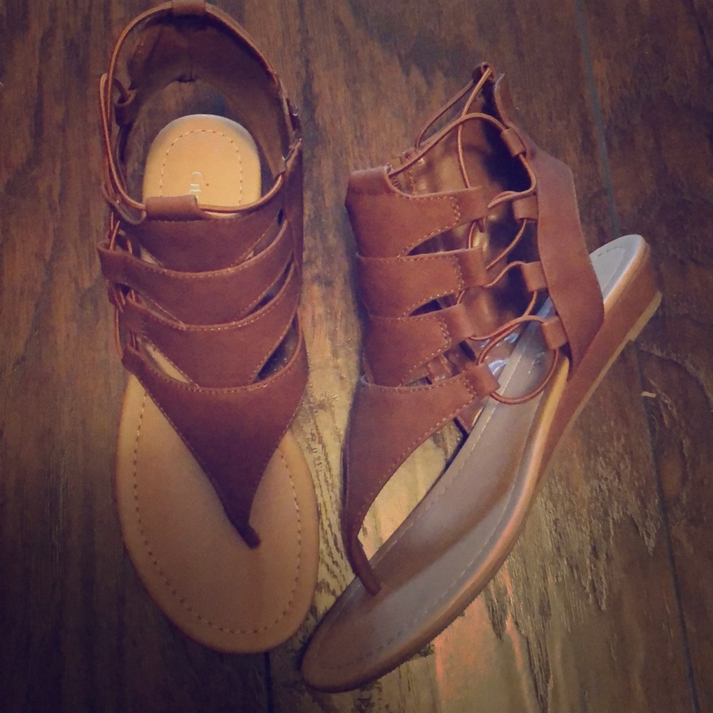 Dartina Faux Suede Sandals